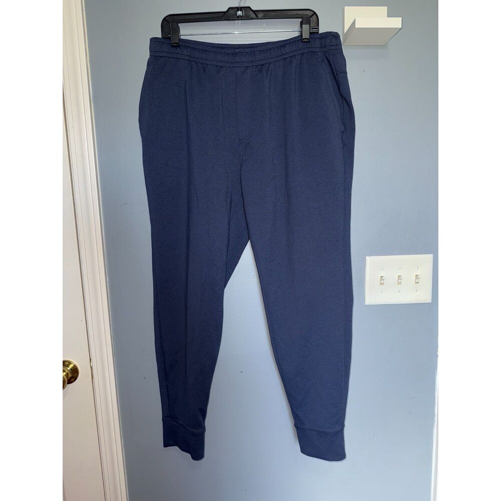 Men's Rhone Navy Spar Tactel Performance Joggers | Size XL | Athleisure